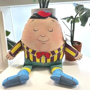 Mint Vintage Humpty Dumpty Plush Doll by The Toy Works 1983 With Tag